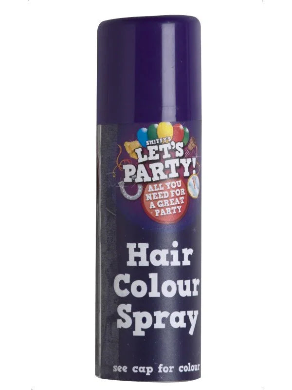 Spray para el Pelo Morado Maquillajes y Pinturas Smiffys